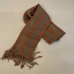 DEKIブータン産ストール23077Wild silk（野蚕） 70% COTTON 30%